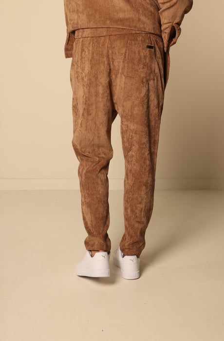 MAGICBEE COUTURE COZY CORDUROY PANTS - CAMEL