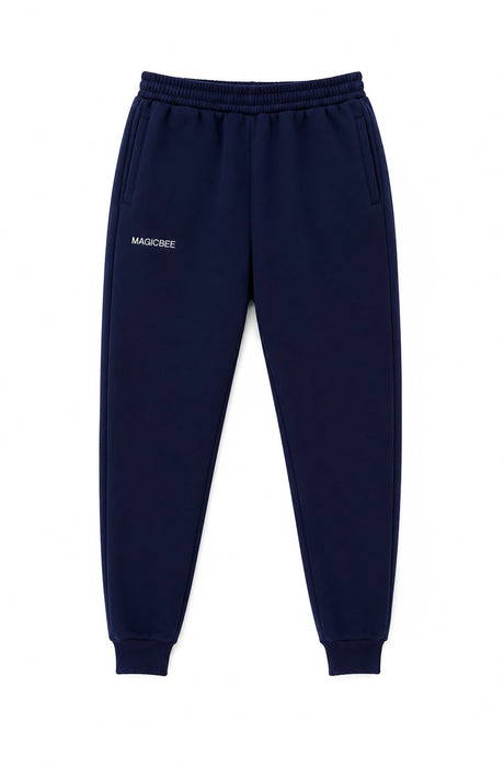 MagicBee Embroidered Logo Pants - Blue