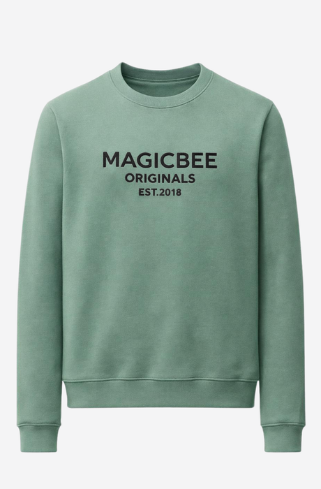 MagicBee Originals 3D Logo Sweatshirt - Green