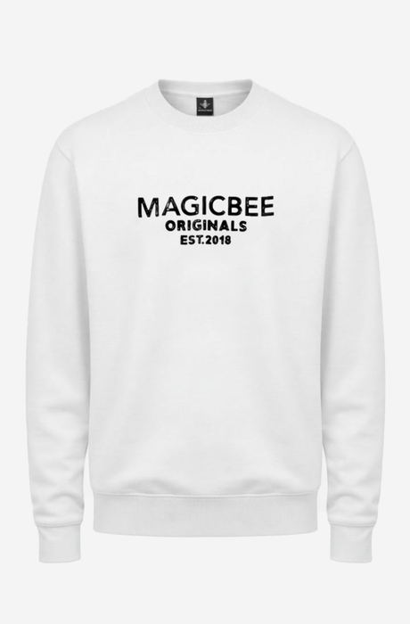 MagicBee Originals 3D Logo Sweatshirt - Off White