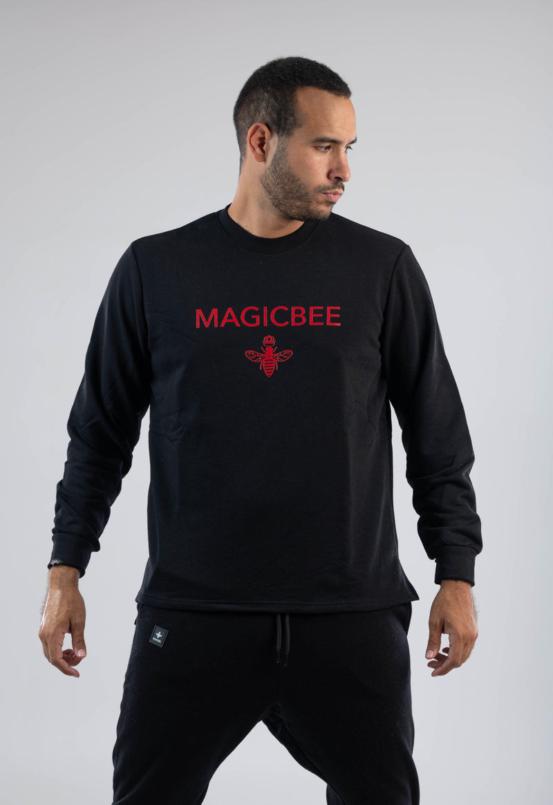 MagicBee Classic Logo Sweatshirt - Black - magicbee-clothing