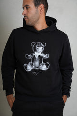 MagicBee Teddy Bear Unisex Hoodie - Black