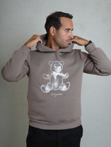 MagicBee Teddy Bear Unisex Hoodie - Brown