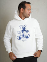 MagicBee Teddy Bear Unisex Hoodie - Off White