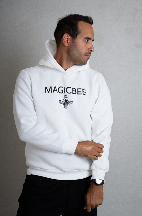 MagicBee Essentials Hoodie - Off White