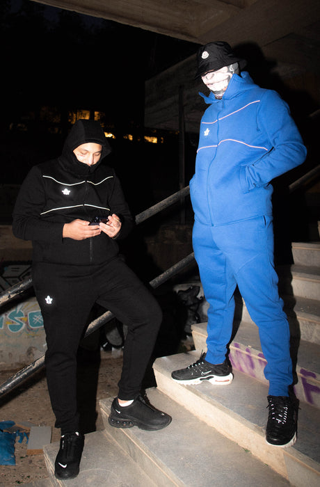 MagicBee Sportswear Vest Tracksuit Jacket - Black