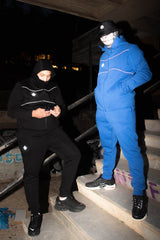 MagicBee Sportswear Vest Tracksuit Jacket - Black