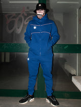 MagicBee Sportswear Vest Tracksuit Jacket - Blue