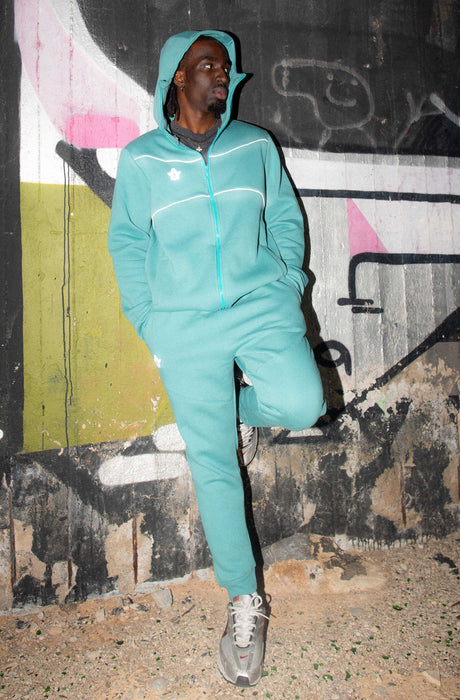 MagicBee Sportswear Vest Tracksuit Jacket - Teal