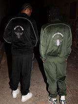 MagicBee Velour Tracksuit Pants- Black