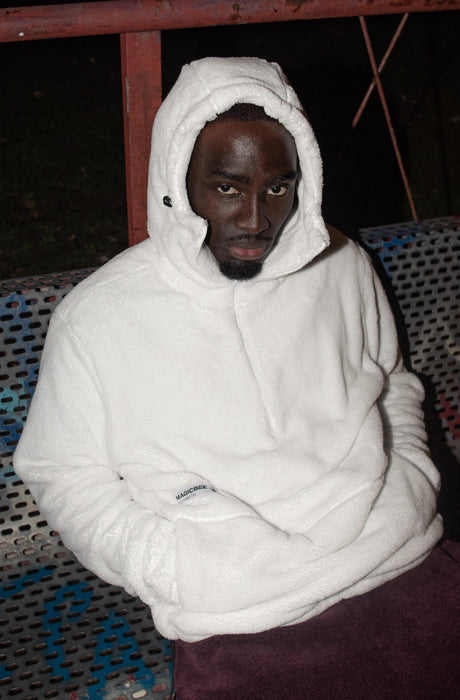MagicBee Fleece Zip Hoodie - Off White