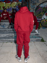 MagicBee Reflective Stars Hoodie - Burgundy