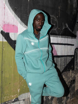 MagicBee Sportswear Vest Tracksuit Jacket - Teal