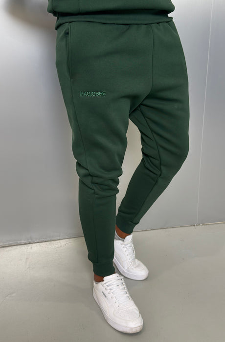MagicBee Embroidered Logo Pants - Green