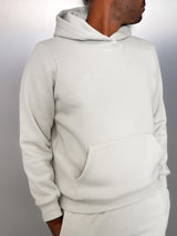 MagicBee Embroidered Logo Hoodie - Ice Grey