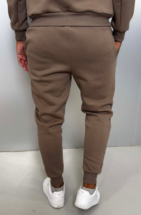 MagicBee Embroidered Logo Pants - Brown