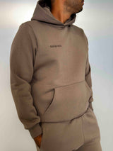 MagicBee Embroidered Logo Hoodie - Brown