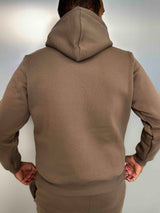 MagicBee Embroidered Logo Hoodie - Brown
