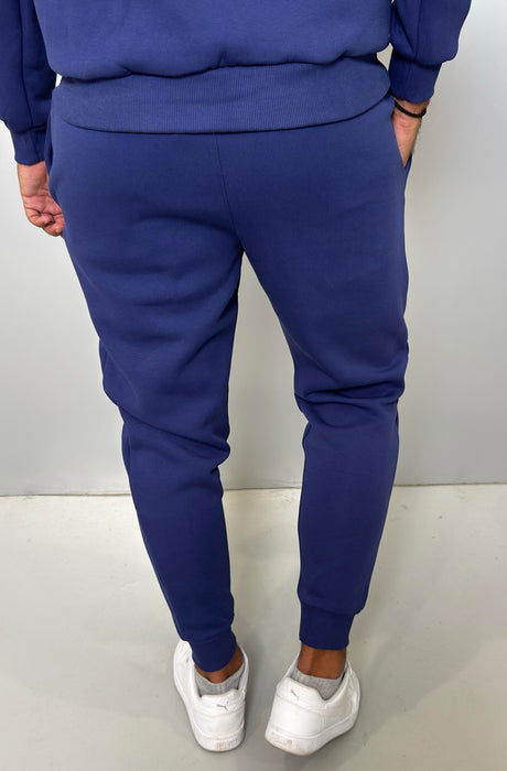 MagicBee Embroidered Logo Pants - Blue