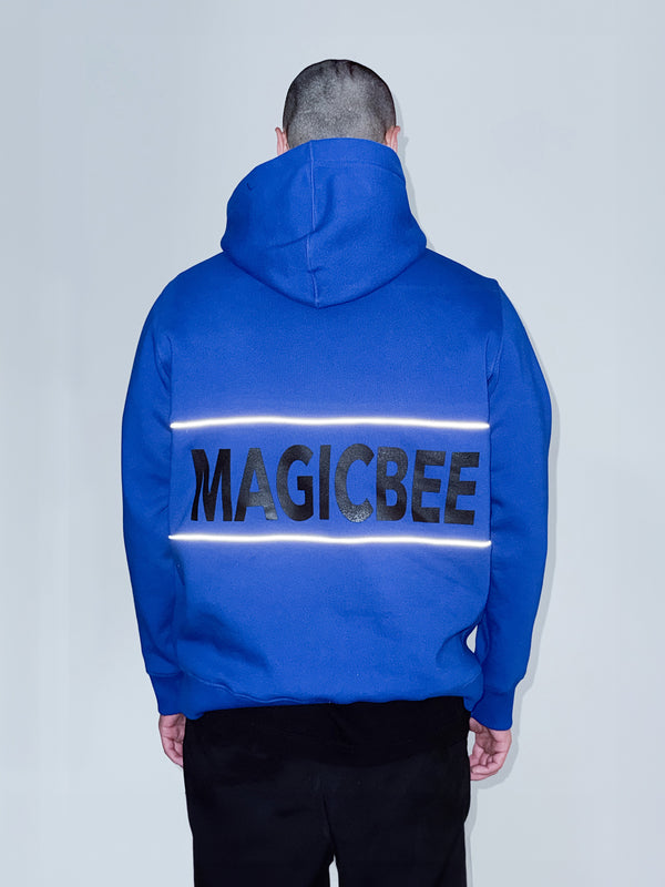 MagicBee Reflective Tape Hoodie - Royal Blue (Special Edition)