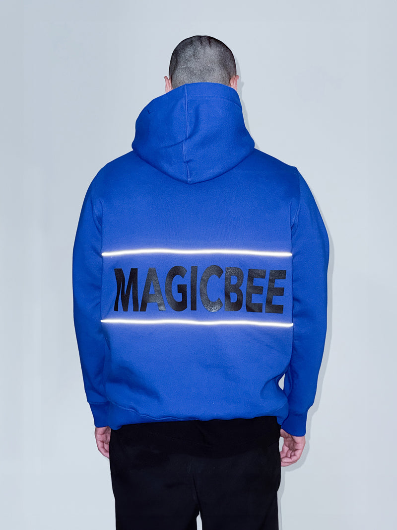 MagicBee Reflective Tape Hoodie - Royal Blue (Special Edition)