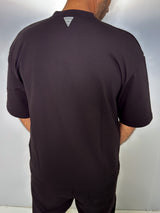 MagicBee Oversize Punto Di Roma Tee - Brown