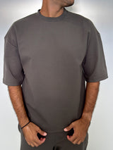 MagicBee Oversize Punto Di Roma Tee - Khaki