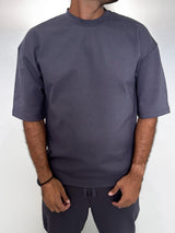 MagicBee Oversize Punto Di Roma Tee - Gray