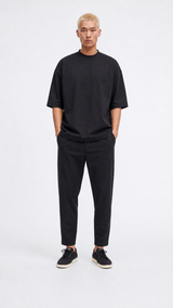 MagicBee Oversize Punto Di Roma Tee - Black