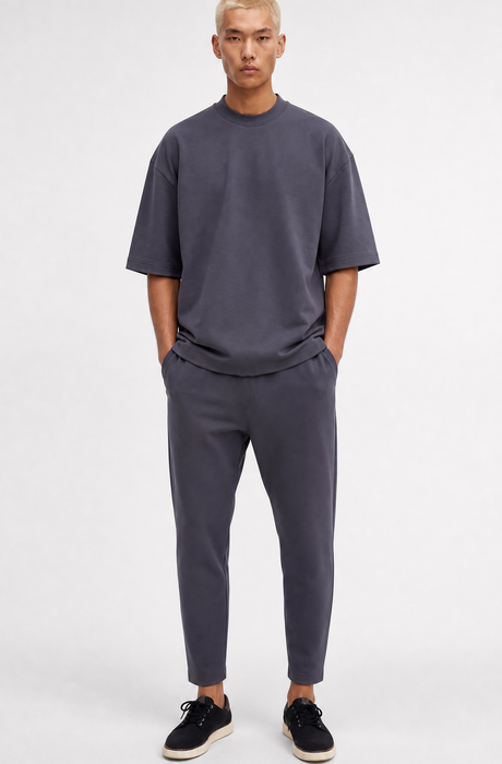 MagicBee Oversize Punto Di Roma Tee - Gray