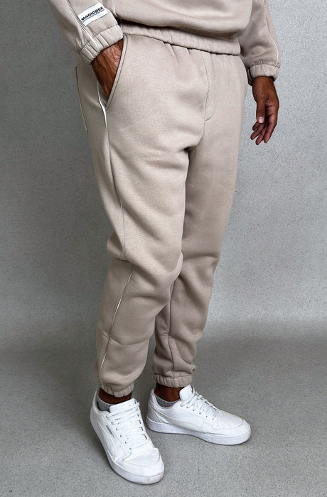 MagicBee Side Stripe Pants - Beige