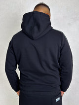 MagicBee Side Stripe Hoodie - Black