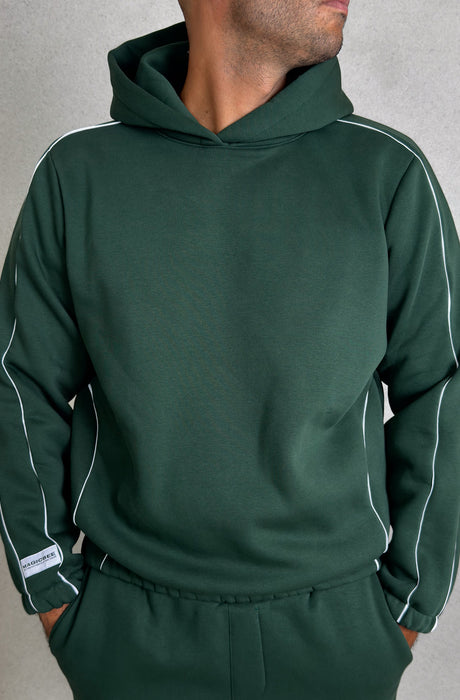 MagicBee Side Stripe Hoodie - Green