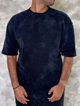 MagicBee Oversize Chenille Tee - Black