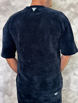 MagicBee Oversize Chenille Tee - Black