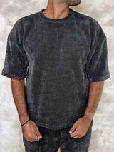 MagicBee Oversize Chenille Tee - Khaki