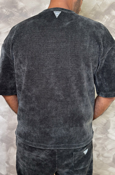 MagicBee Oversize Chenille Tee - Khaki