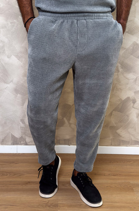 MagicBee Chenille Pants - Ice Gray