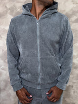 MagicBee Chenille Jacket - Ice Gray