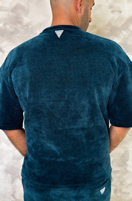 MagicBee Oversize Chenille Tee - Petrol
