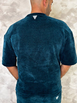 MagicBee Oversize Chenille Tee - Petrol