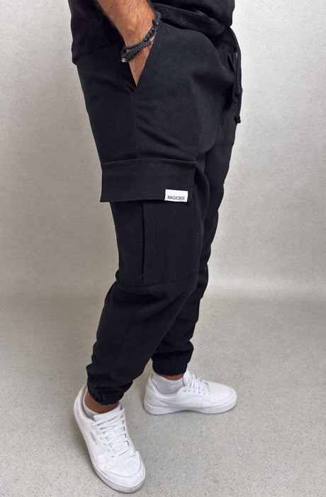 MagicBee Cargo Pants - Black