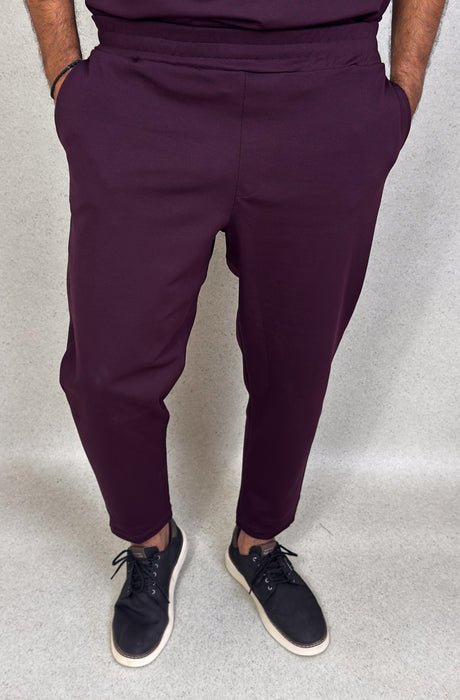 MagicBee Punto Di Roma Pants - Burgundy