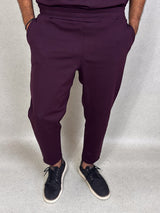 MagicBee Punto Di Roma Pants - Burgundy