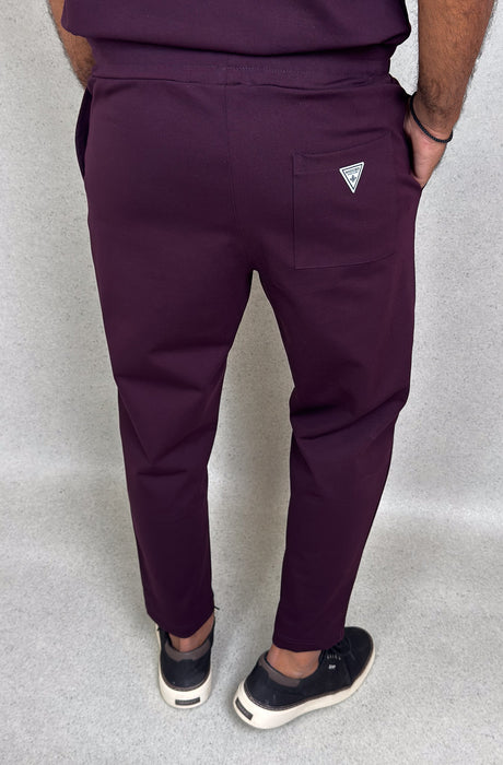 MagicBee Punto Di Roma Pants - Burgundy