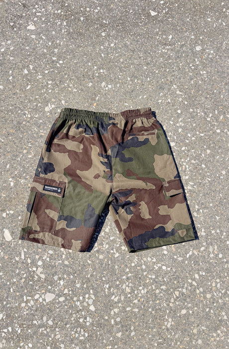 MagicBee Cargo Camo Shorts - Khaki