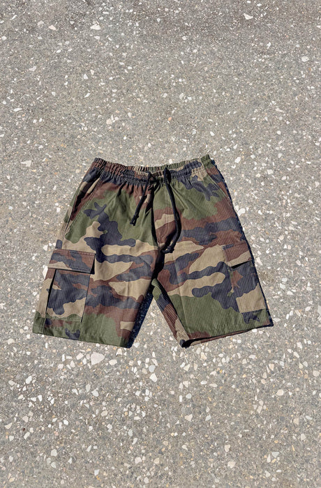 MagicBee Cargo Camo Shorts - Khaki