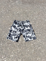 MagicBee Cargo Camo Shorts - Grey