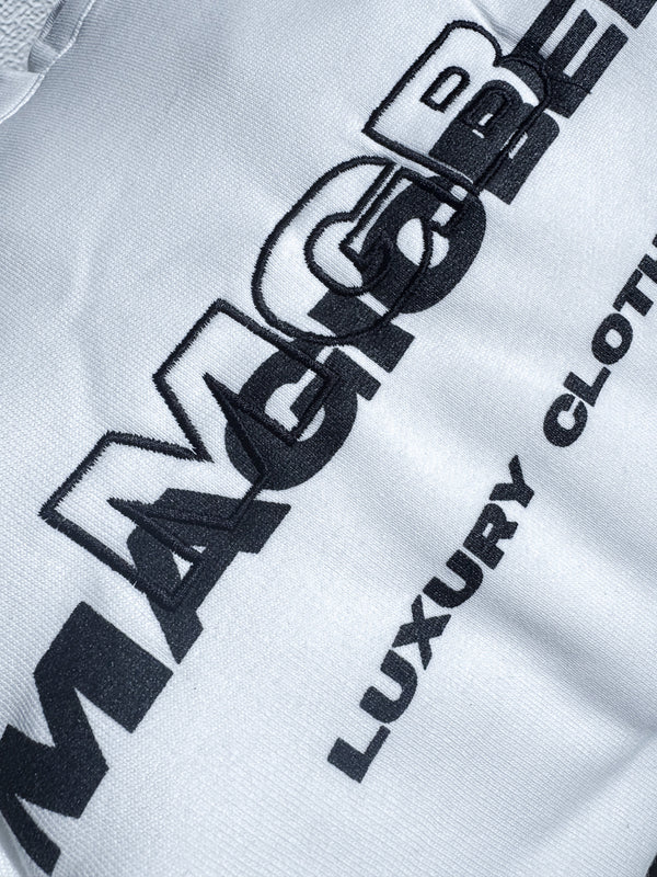 MagicBee 3D Embroidered Logo Hoodie - Off White