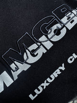 MagicBee 3D Embroidered Logo Hoodie - Black